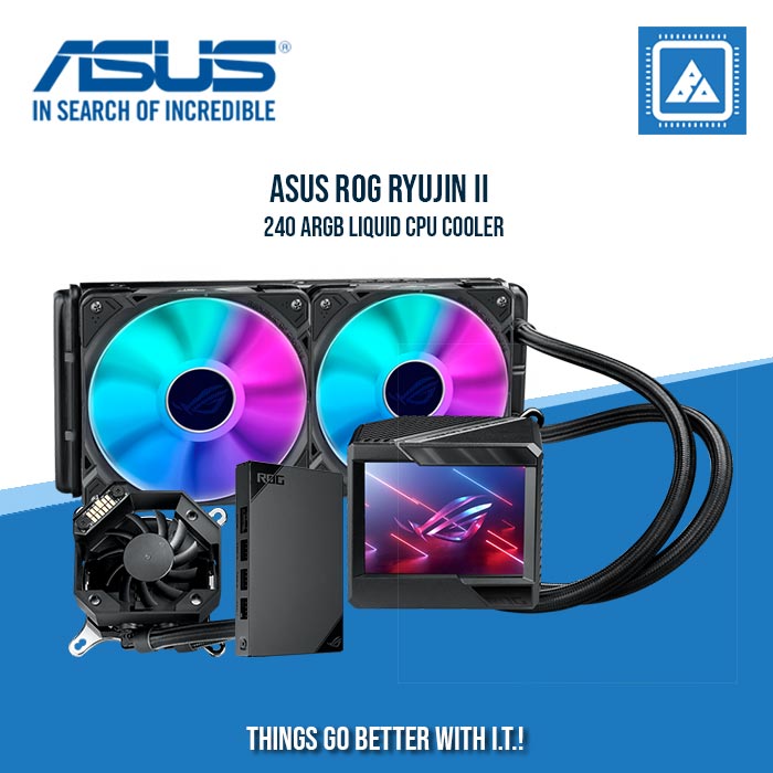 ASUS ROG RYUJIN II 240 ARGB LIQUID CPU COOLER ASUS ROG RYUJIN II 240 ARGB LIQUID CPU COOLER